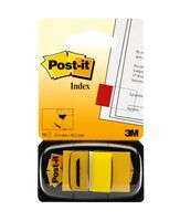 Post-it Index Flags Repositionable 25x43mm 12x50 Tabs Yellow (Pack 600)