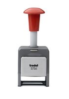 Trodat 5756/P Number Stamp Plastic 8 Adjustments 5.5mm Digits