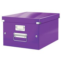 Leitz WOW Click and Store Box Medium Purple 60440062