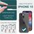 Ultra Dünne 0,3mm Hülle für iPhone 15 Matt Slim Case Handyhülle Hart Schutzhülle Schwarz
