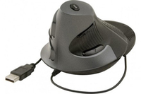 ergonomische vertikal Maus, für Rechtshänder, USB, schwarz