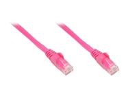 Patchkabel, Cat. 6, U/UTP, magenta, 10m, Good Connections®