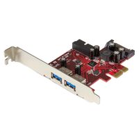 4 PORT PCIE USB 3.0 CARD 4-port PCI Express USB 3.0 card - 2 external, 2 internal - SATA power, PCIe, SATA,USB 3.2 Gen 1 (3.1 Gen