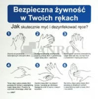 Instrukcja mycia rąk, bezpieczna żywność w twoich rękach