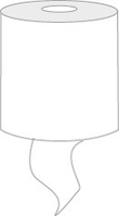 Handtuchrolle Katrin M Centerfeed, 1-lagig, weiß, 790 Blatt, 300 m, 20,5 x 38 cm