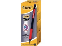BIC® Matic Grip-vulpotlood, HB lood 0,7 mm, zwarte huls met grip (pak 12 stuks)