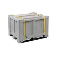 PE storage and transport container for rechargeable batteries