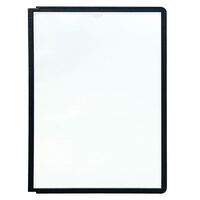 Clear view panel with profiled frame