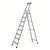 Professional step ladder, single sided access