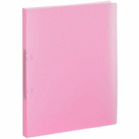 Ringbuch A4 2-Ringe 16mm PP rosa transluzent