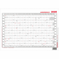 Jahresübersicht 30x20cm Kalendarium 2025