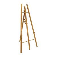 Securit Teak Universal Easel Compatible with Wallboards - 1650X100X100mm