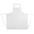 Whites Chefs Clothing Unisex Bib Professional Apron in White Size 1016x711mm