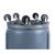 Rubbermaid Brute Utility Container with Built in Handles Made of Plastic - 121L