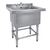 Vogue Deep Pot Sink Stainless Steel 100Ltr 900(H) x 770(W) x 600(D)mm