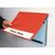 Wall mounted ring binder covers - red