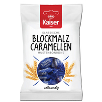 Kaiser Blockmalz Caramellen, Bonbons, 100g Beutel
