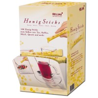 Hellma Honig-Sticks, Blütenhonig, Portionen, 100 Stück