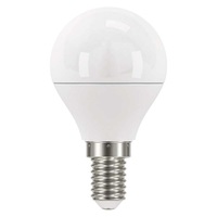 EMOS LED fényforrás kisgömb E14 6W hideg fehér (ZQ1222)