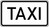 Verkehrszeichen VZ 1050-30 Taxi, 330 x 600, 3mm flach, RA 3