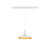Leuchtenschirm LALU® TETRA 24 MIX&MATCH, H:6,7 cm, weiß/gold