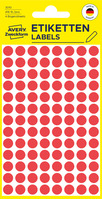 Markierungspunkte, ø 8 mm, Kleinpackung, 416 Markierungspunkte / 4 Bögen