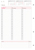 Chronoplan Wochenplan A4 Kalendarium, 2024, Anordnung in Spalten, A4, weiß