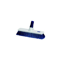 Blue 40cm Medium Bristle Brush / Broom Head Heavy Duty