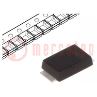 Diode: TVS; 600W; 19.9V; 21.7A; unidirectional; SOD128F; max.150°C