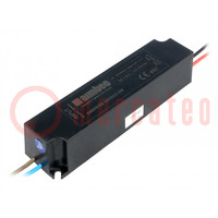 Power supply: switched-mode; LED; 15.8W; 30÷48VDC; 0.35A; IP67