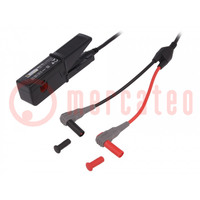 AC current clamp adapter; Features: double insulated; 48÷500Hz