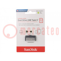 Pendrive; OTG,USB 3.1; 64GB; R: 150MB/s; Ultra Dual OTG