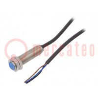 Sensor: inductief; OUT: PNP / NO; 0÷4mm; 10÷30VDC; M12; IP68; 200mA