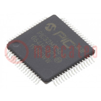 IC: PIC microcontroller; 64kB; 2.3÷3.6VDC; SMD; TQFP64; PIC32