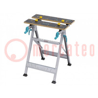 Clamping table; Master 200; H: 800mm; Work.surface dim: 645x300mm