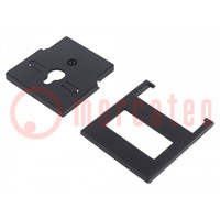 Clip; black; Series: CLIPS; 108x55x6mm