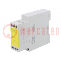 Module: safety relay; 7S; 24VDC; OUT: 4; for DIN rail mounting