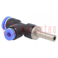 Plug-in distributor; T-tap splitter; -0.95÷15bar; BLUELINE; 6mm