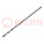 Drill bit; for metal; Ø: 0.6mm; Features: hardened