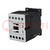Contactor: 3-pole; NO x3; Auxiliary contacts: NO; 220VDC; 12A; 690V