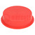 Plugs; Body: red; Out.diam: 98mm; H: 24mm; Mat: LDPE; push-in; SafeCAP