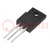 Transistor: NPN; bipolaire; 230V; 1A; 20W; TO220FP