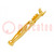 Contact; gold-plated; 28AWG÷24AWG; crimped