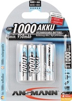 Akkuzelle 1,2 V 1000 mAh R03-AAA-Micro H