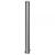 Edelstahl-Absperrpfosten Rundkopf herausnehmbar mit Bodenhülse , Durchm.: 102 mm, Profilzylinderschloss