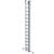 Munk Sprossen-Schiebeleiter aus Aluminium, dreiteilig, Standhöhe: ca. 8,8 m