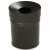 Abfallbehälter TKG selbstlöschend FIRE EX, 24 ltr., weiß,rot, blau, neusil.,schwarz, 29,5 x 37 cm Version: 7 - schwarz