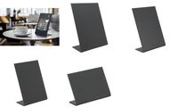 Securit Tischaufsteller L-SHAPE, DIN A8, schwarz (70020060)