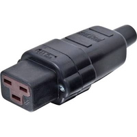 CONNECTIQUE POUR APPAREILS RÉFRIGÉRANTS KALTHOFF 444GU 444000 FEMELLE, DROIT NOMBRE TOTAL DE PÔLES: 2 + PE 16 A NOIR 1 PC(S)