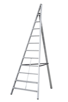 Gierre AL520 Escalera triangular de aluminio Trittika (10 peldaños)